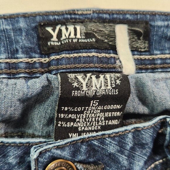 YMI  Junior's Jeans Size 15  Lot C - Picture 2 of 5